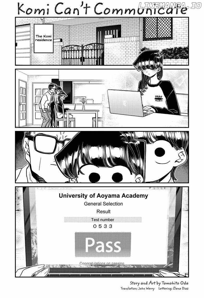 Komi-san wa Komyushou Desu Chapter 446 1